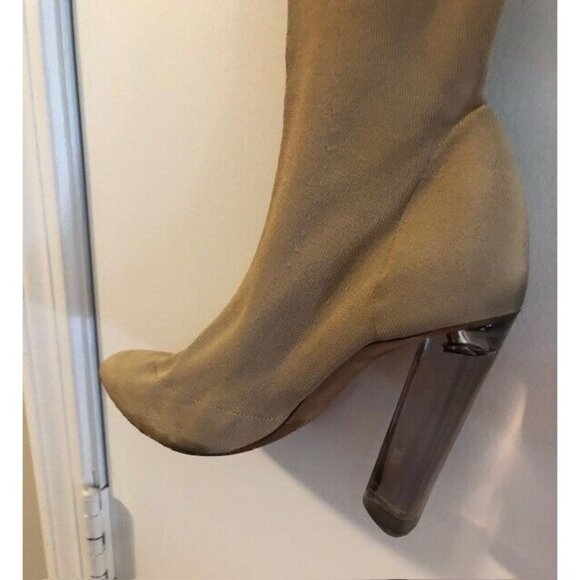 PREOWNED YEEZY SEASON 3 CELEBRITY OWNED OVER THE KNEE KNITTED SOCK BOOTS SZ 9.5 - Picture 12 of 16